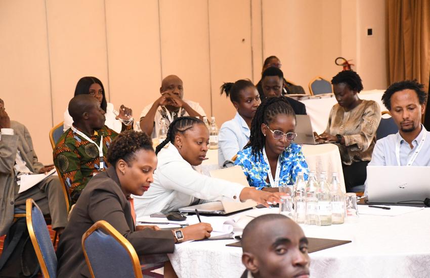 Youthful participants during the D4GA convening, Nairobi 2024