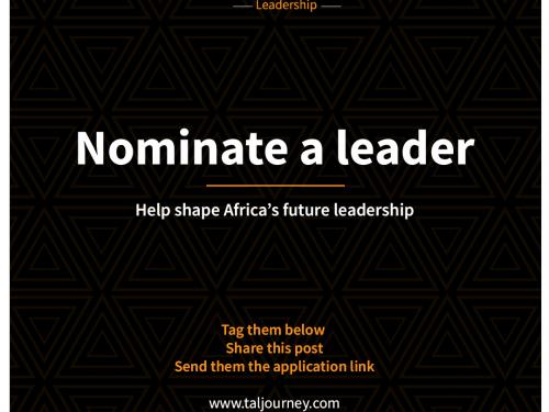Nominate a leader